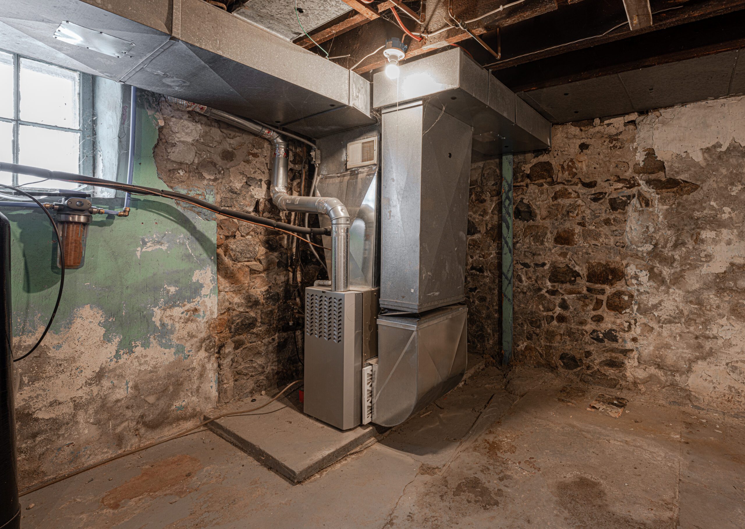basement heating system
